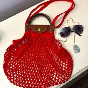 Longchamp Le Pliage Filet Mesh Bag